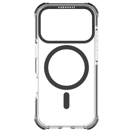 Cubenest Funda para iPhone 17 Pro MagPro Strong Guard negro