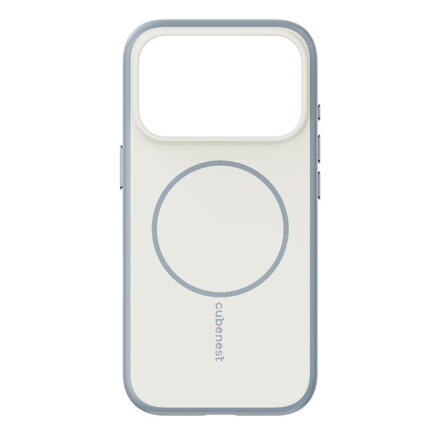 Cubenest Funda para iPhone 17 Pro compatible con MagSafe beige mate