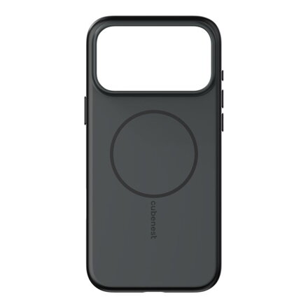 Cubenest Funda para iPhone 17 Pro Max compatible con MagSafe negro mate