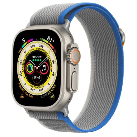 Correa Apple Watch Trail Loop Gris/Azul