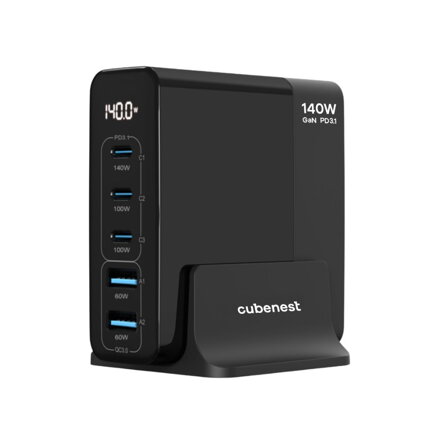 Cubenest Cargador GaN 140 W S5D0
