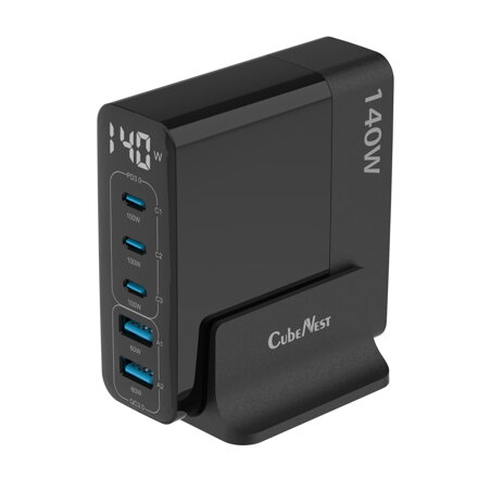 Cubenest Cargador GaN 140 W S5D0