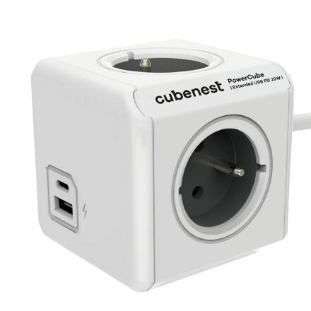 Cubenest PowerCube Extended USB A+C PD 20 W 3 m