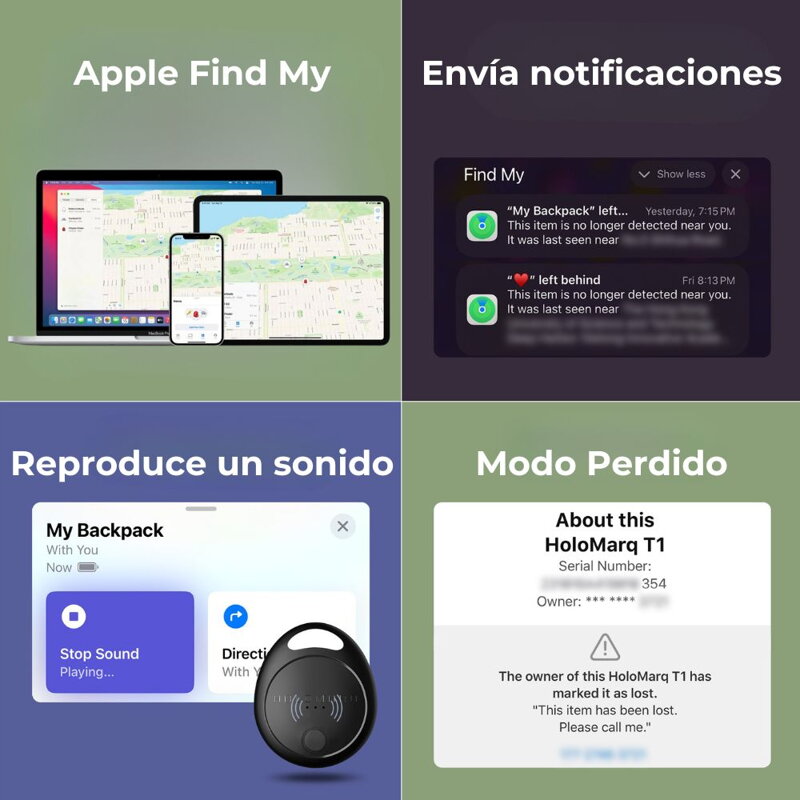 Localizador HoloTag con Apple Find My