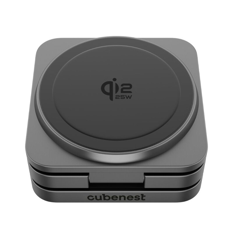 Cubenest El Qi2.2 cargador plegable inalámbrico magnético 3 en 1 SQS312 Pro Samsung Watch