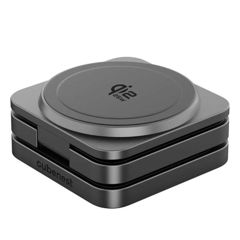 Cubenest El Qi2.2 cargador plegable inalámbrico magnético 3 en 1 SQS312 Pro Samsung Watch