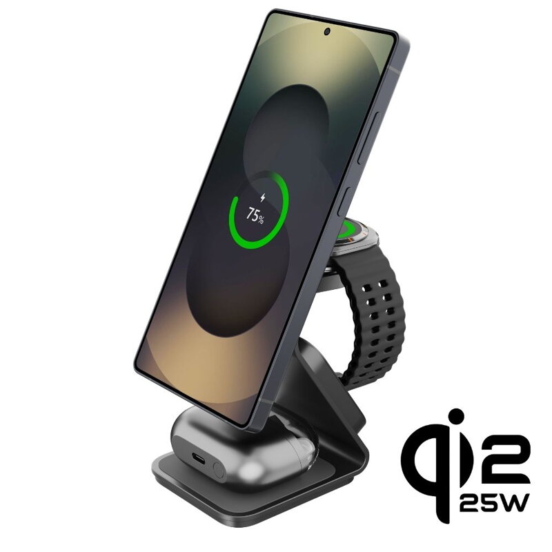 Cubenest El Qi2.2 cargador inalámbrico magnético 3 en 1 SQS314 Pro Samsung Watch