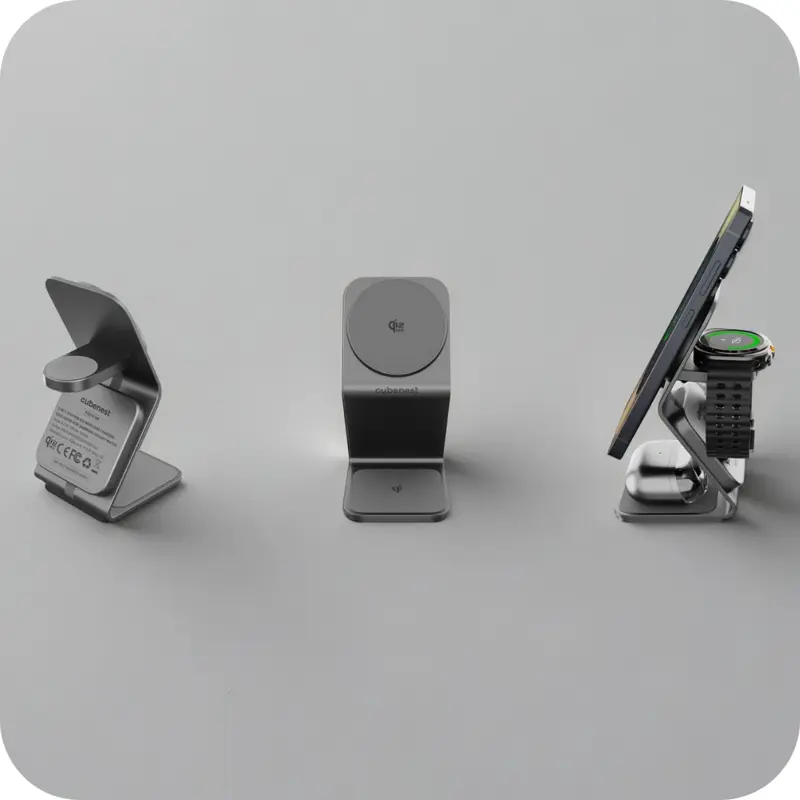 Qi2.2 cargador inalámbrico Samsung 3 en 1