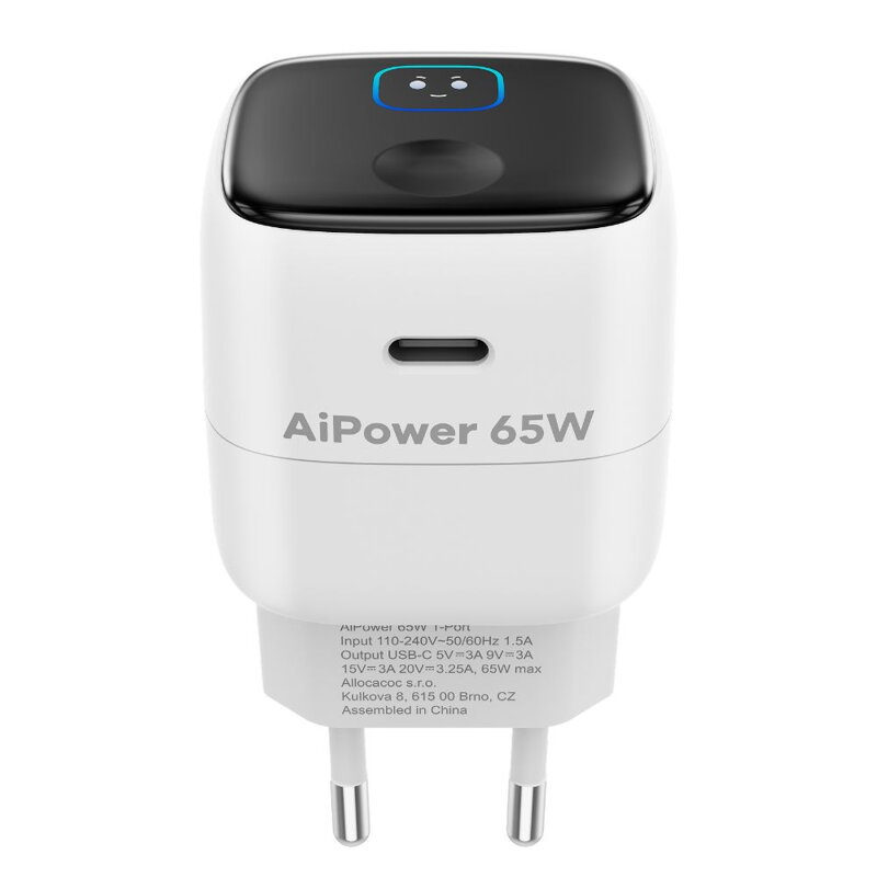 Cubenest AI USB-C PD GaN Nano Adaptador de 65 W A1D65