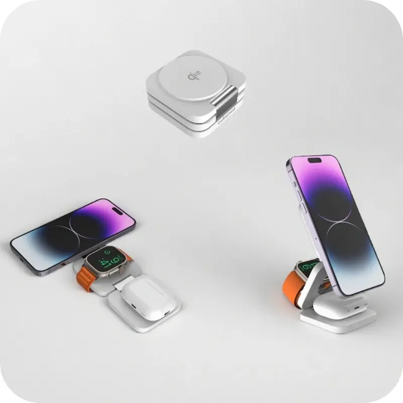 Qi2 Cargador MagSafe 3 en 1 Qi2 Cargador MagSafe 3 en 1