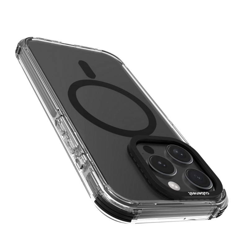 Cubenest Funda para iPhone 15 Pro MagPro Strong Guard negro