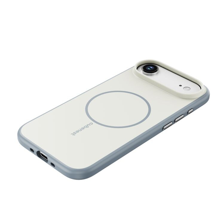Cubenest Funda para iPhone 17 Air compatible con MagSafe beige mate