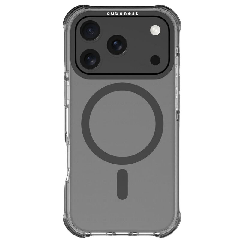 Cubenest Funda para iPhone 17 Pro MagPro Strong Guard negro