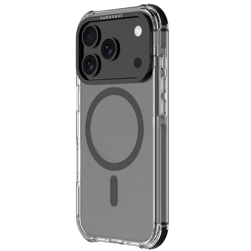 Cubenest Funda para iPhone 17 Pro MagPro Strong Guard negro
