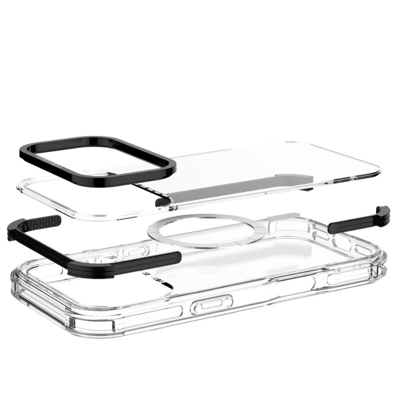 Cubenest Funda para iPhone 17 Pro MagPro Strong Guard negro