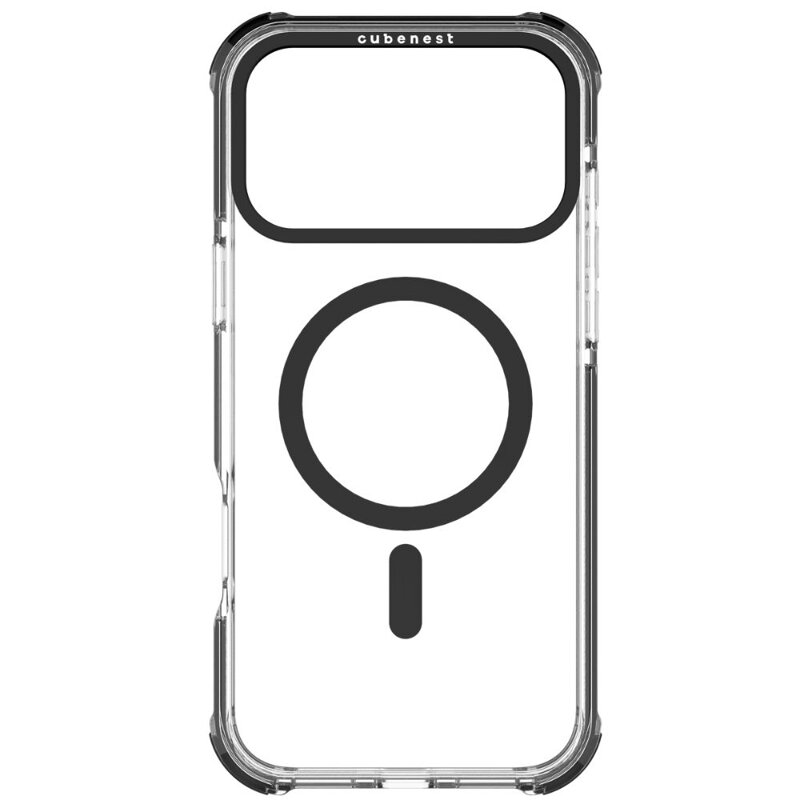 Cubenest Funda para iPhone 16 Pro MagPro Strong Guard negro Cubenest Funda para iPhone 16 Pro MagPro Strong Guard negro