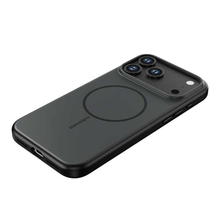 Cubenest Funda para iPhone 17 Pro Max compatible con MagSafe negro mate