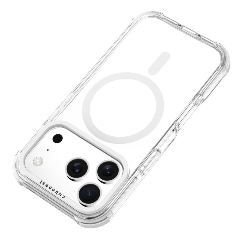 Cubenest Funda para iPhone 17 Pro MagPro Strong Guard blanco