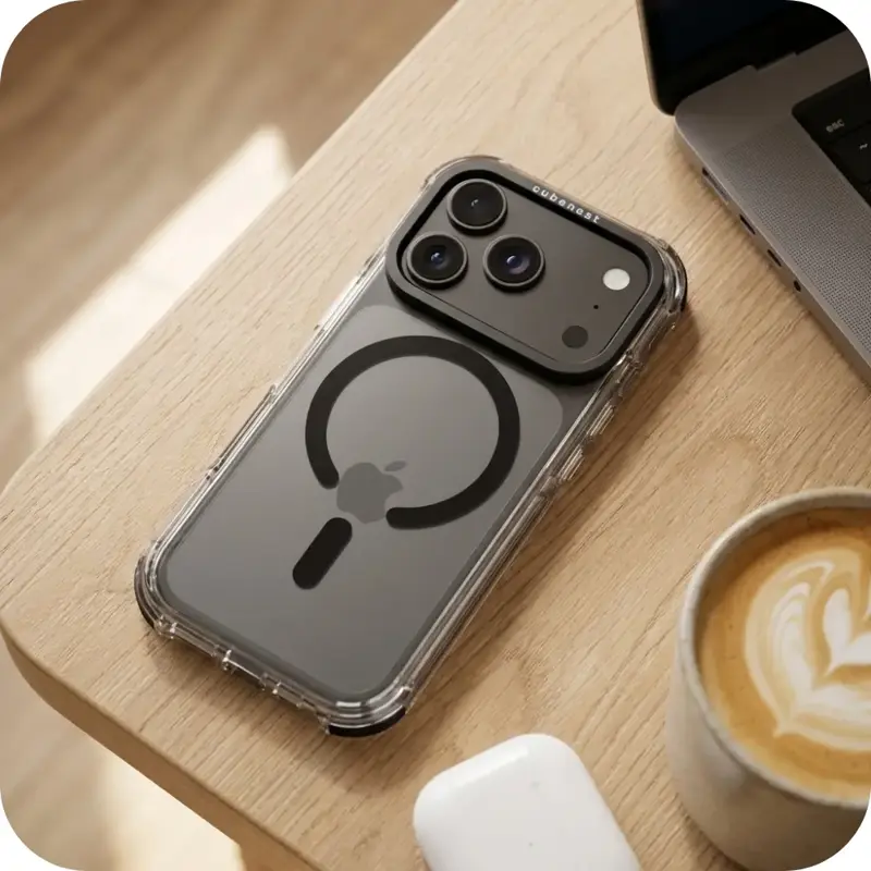MagSafe funda iPhone 18 Pro negro