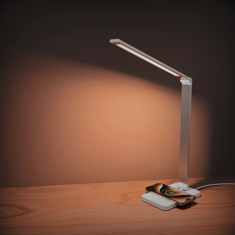 Cubenest Lámpara LED de sobremesa con carga inalámbrica LTW01C