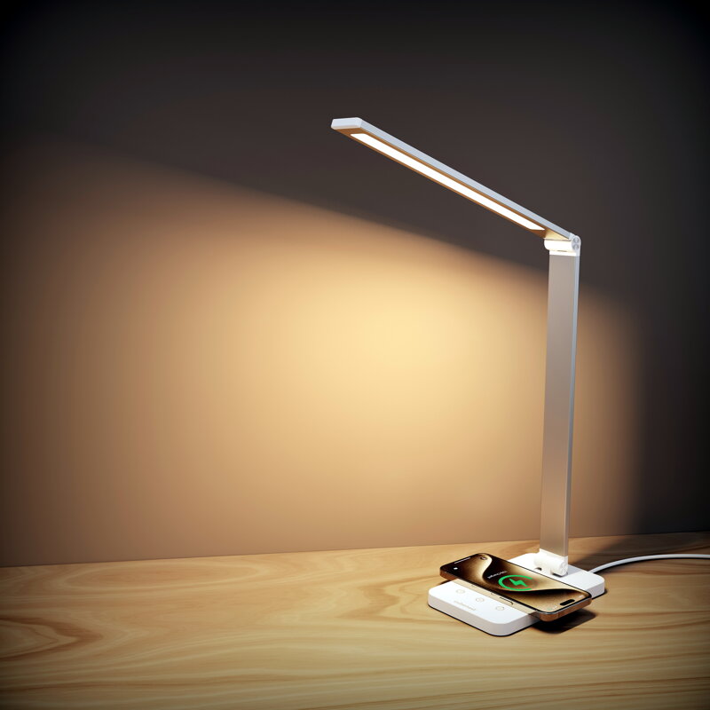 Cubenest Lámpara LED de sobremesa con carga inalámbrica LTW01C