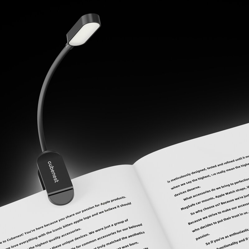 Cubenest Lámpara LED con pinza LTW02 negro