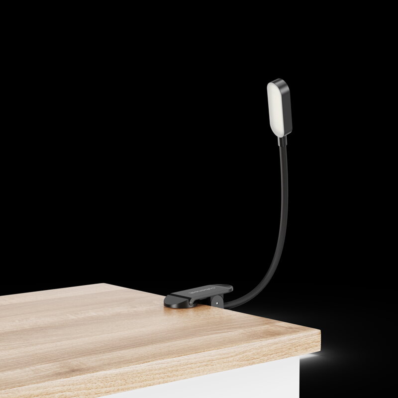 Cubenest Lámpara LED con pinza LTW02 negro