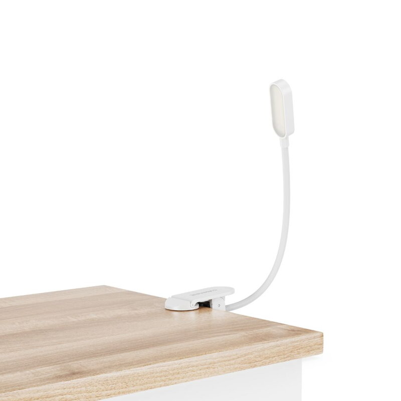 Cubenest Lámpara LED con pinza LTW02 blanco