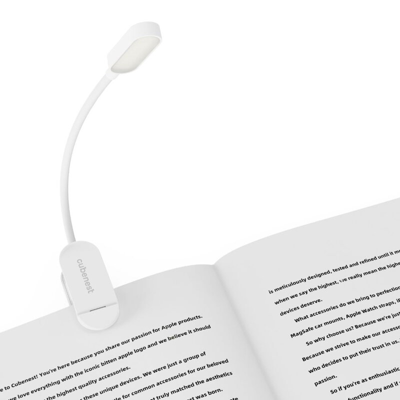 Cubenest Lámpara LED con pinza LTW02 blanco