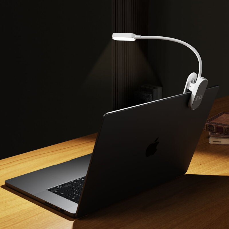 Cubenest Lámpara LED con pinza LTW02 blanco