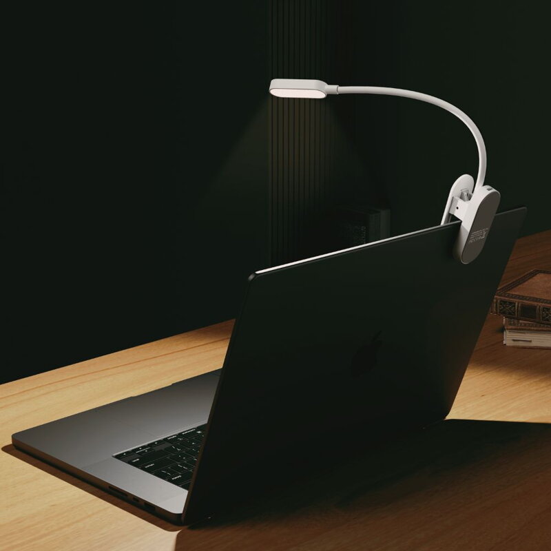 Cubenest Lámpara LED con pinza LTW02 blanco