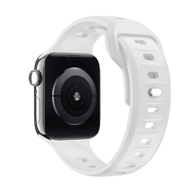 Correa deportiva premium del Apple Watch Blanco