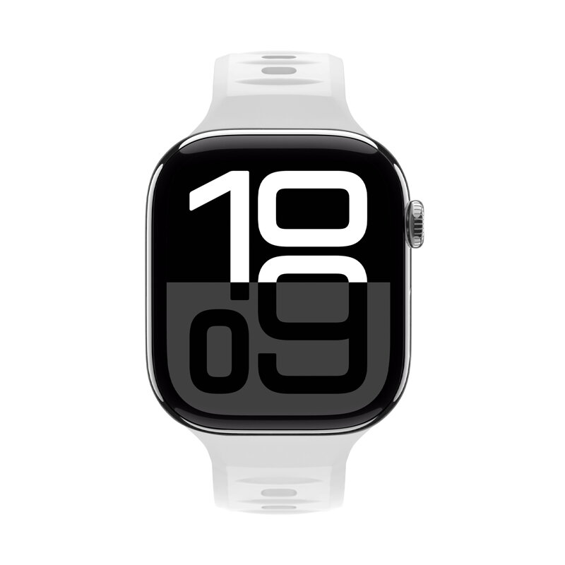 Correa deportiva premium del Apple Watch Blanco