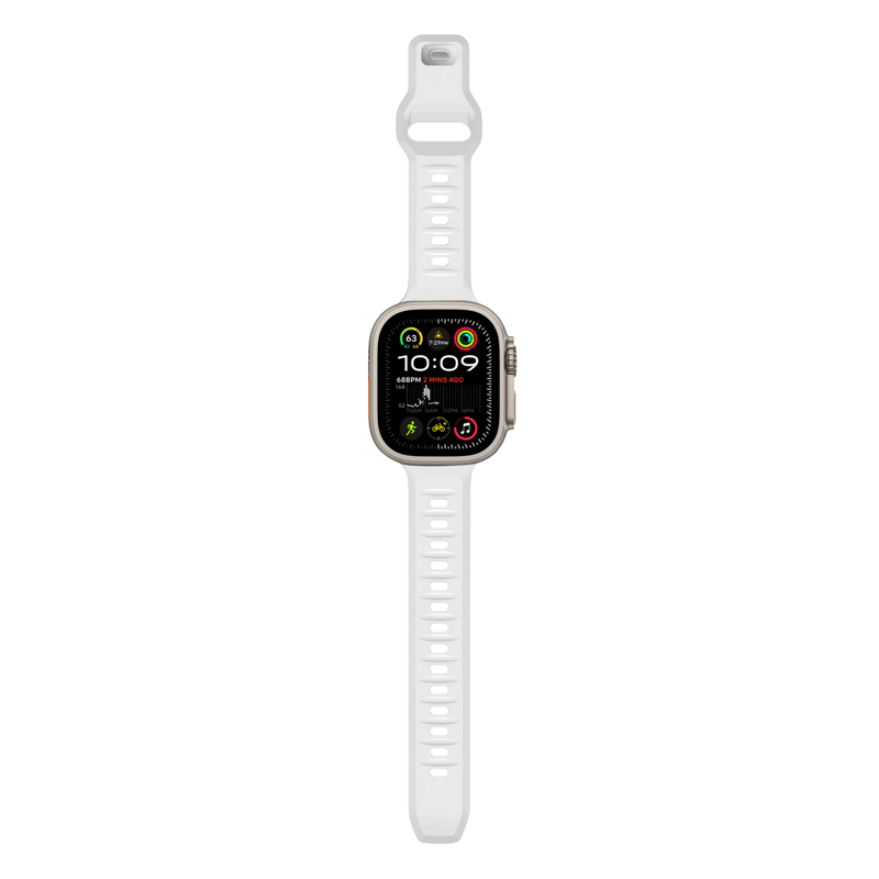 Correa deportiva premium del Apple Watch Blanco