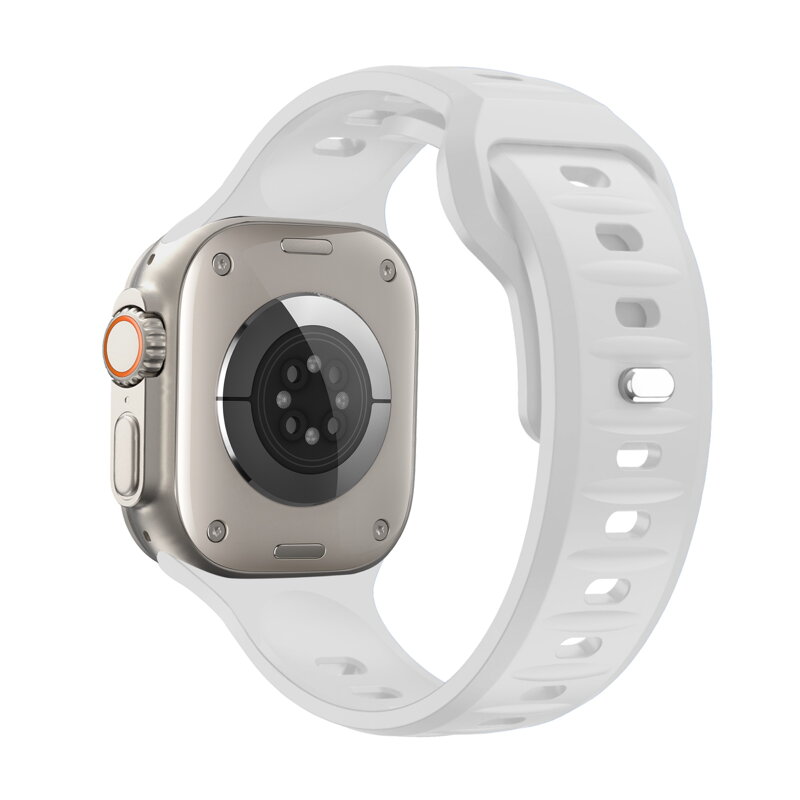 Correa deportiva premium del Apple Watch Blanco