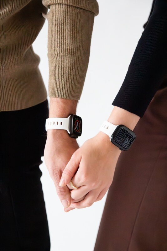 Correa deportiva premium del Apple Watch Blanco