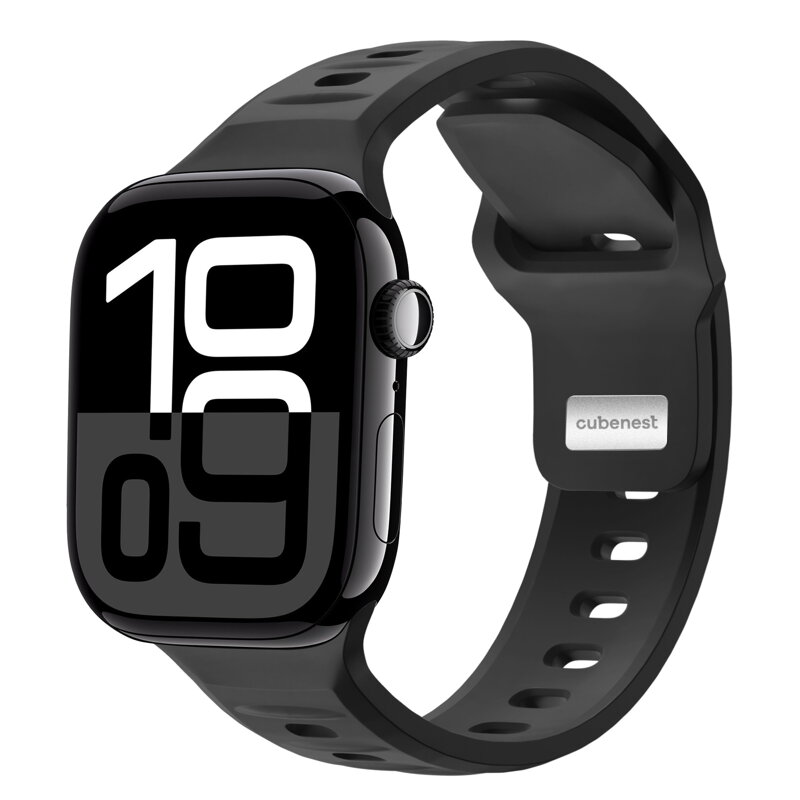 Correa deportiva premium del Apple Watch Negro
