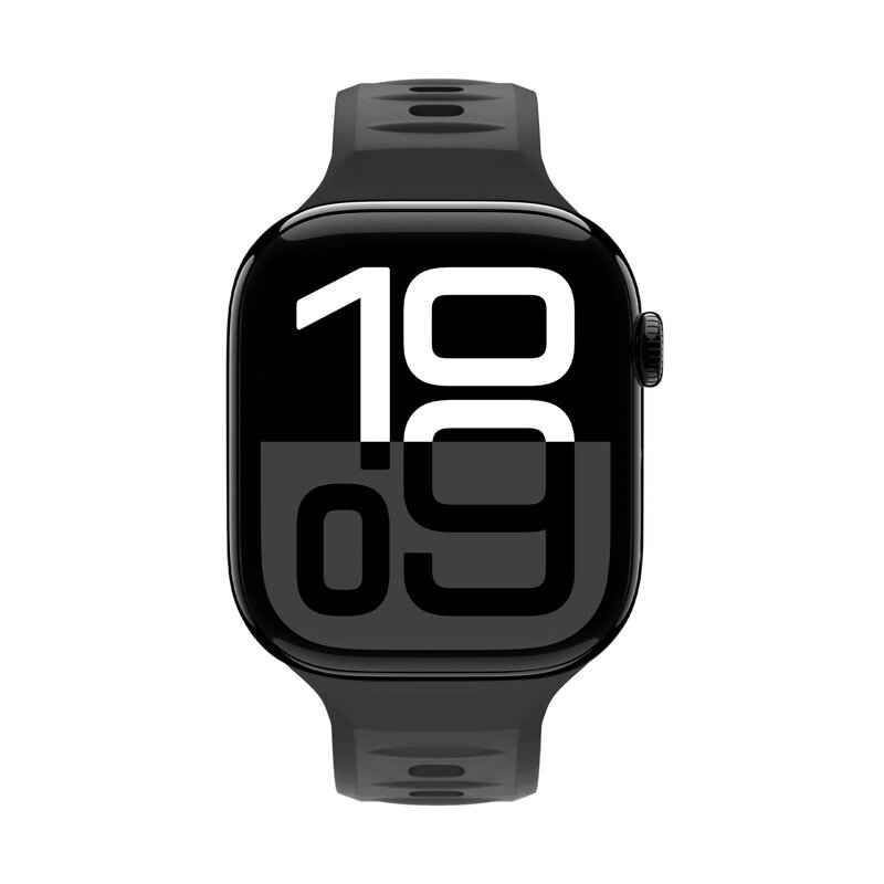 Correa deportiva premium del Apple Watch Negro