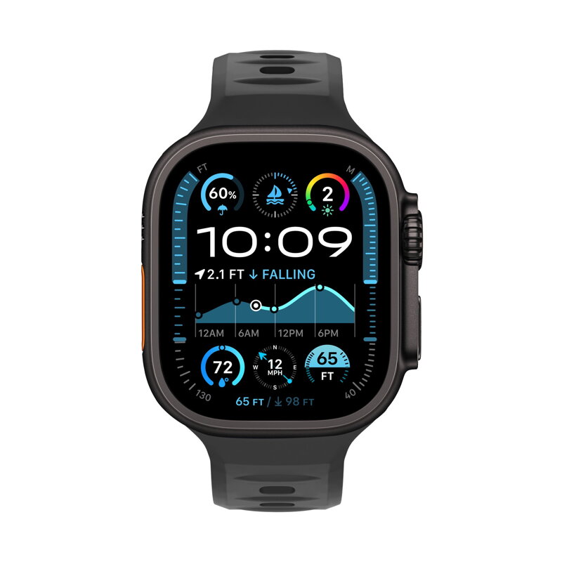 Correa deportiva premium del Apple Watch Negro