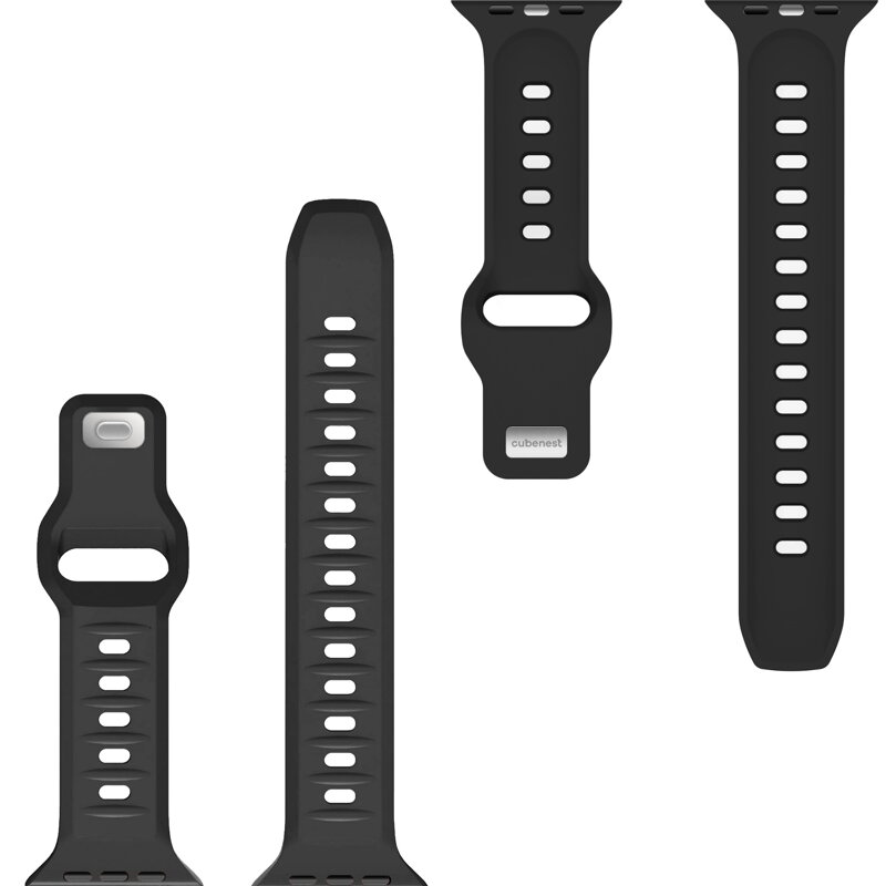 Correa deportiva premium del Apple Watch Negro