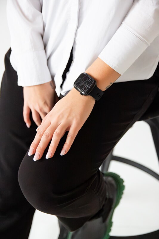 Correa deportiva premium del Apple Watch Negro