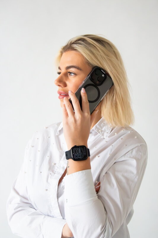 Correa deportiva premium del Apple Watch Negro