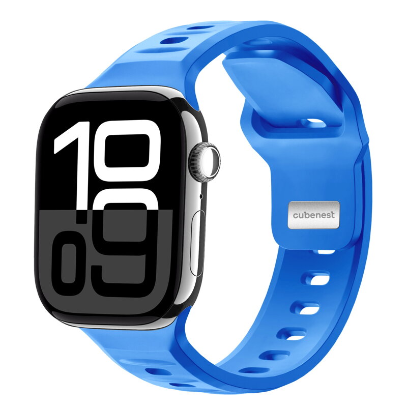 Correa deportiva premium del Apple Watch Azul