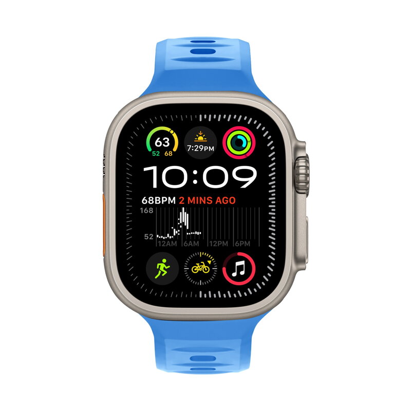 Correa deportiva premium del Apple Watch Azul