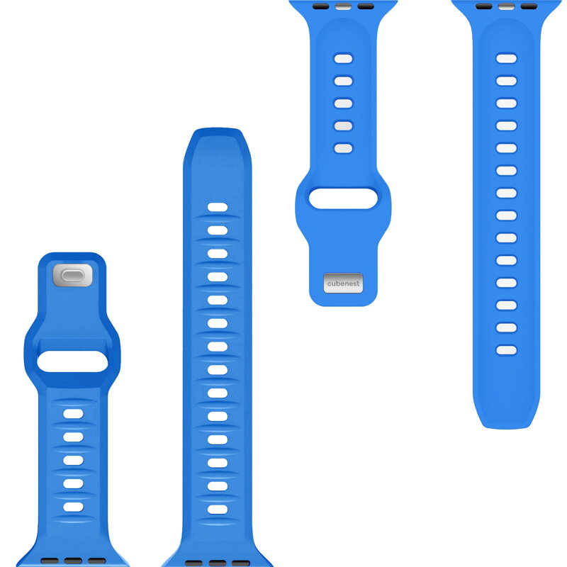 Correa deportiva premium del Apple Watch Azul