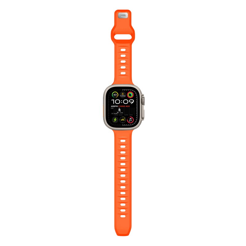 Correa deportiva premium del Apple Watch Naranja