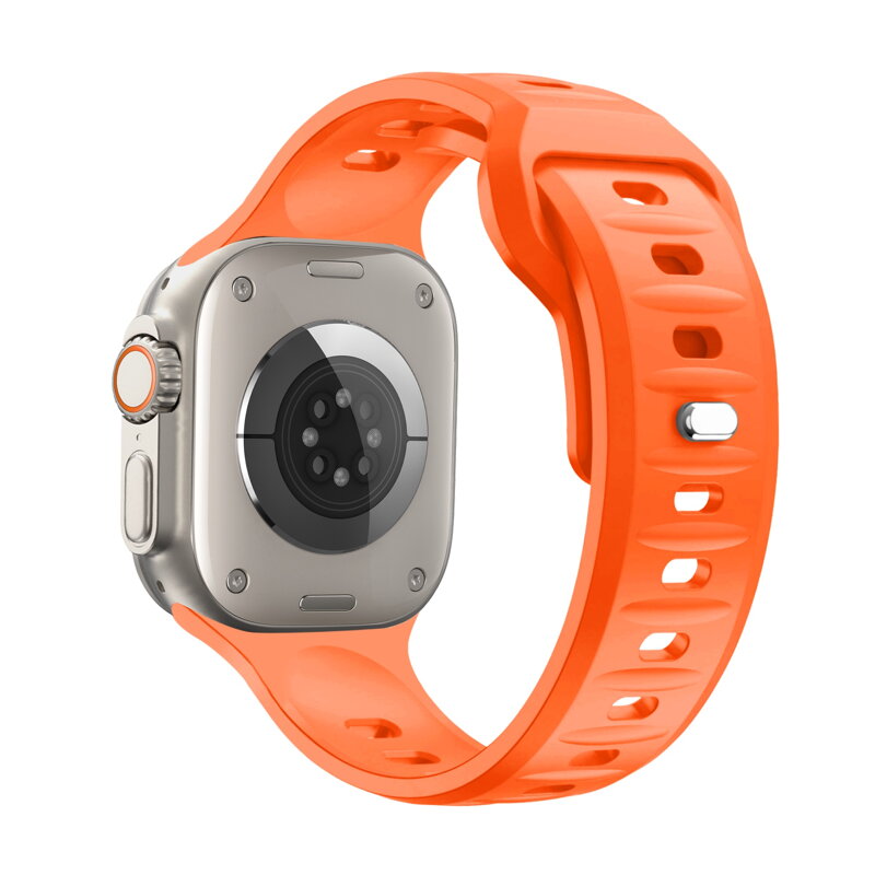 Correa deportiva premium del Apple Watch Naranja