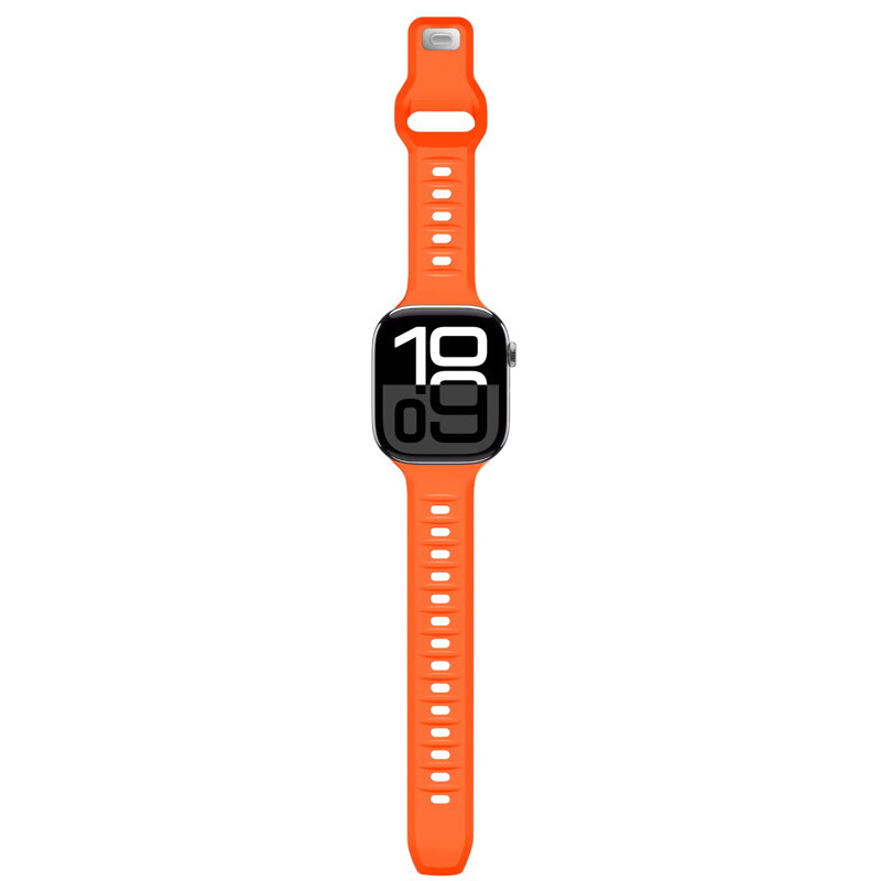 Correa deportiva premium del Apple Watch Naranja