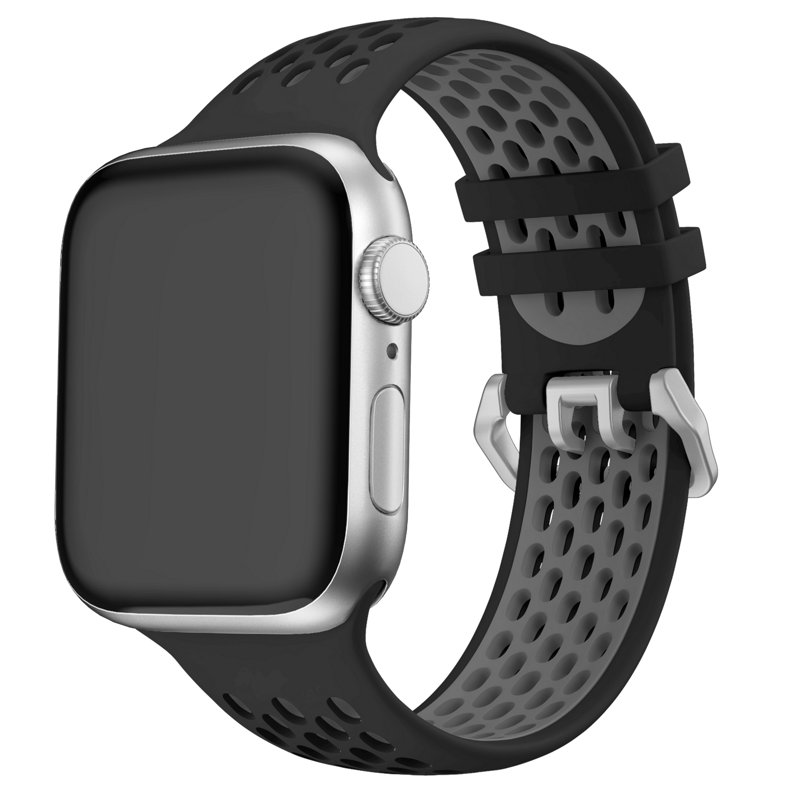 Correa deportiva del Apple Watch Negro/Gris