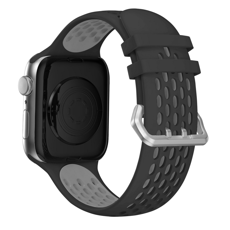 Correa deportiva del Apple Watch Negro/Gris